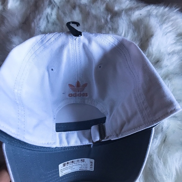 Adidas originals pink white baseball hat dad cap - Picture 5 of 6